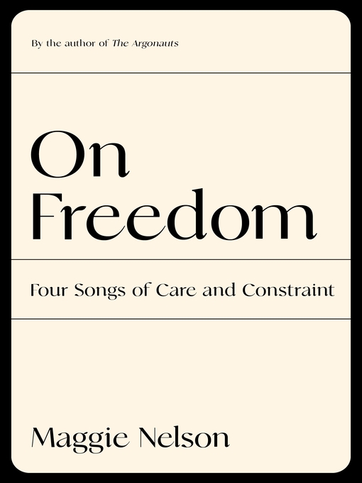 Cover image for On Freedom
